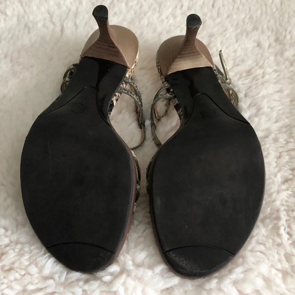 {TALBOTS} Snakeskin Slingback sandals, size 7M EUC - Picture 4 of 7